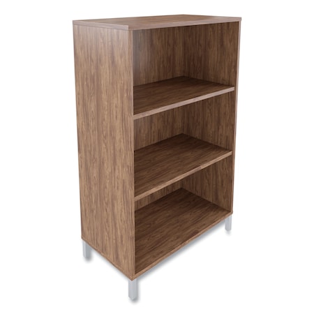 Essentials Laminate Bookcase, Three-Shelf, 28 X 15 X 45.6, Espresso